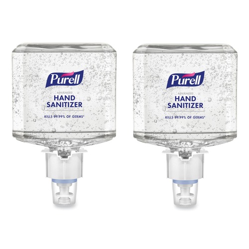Bulk Savings Pricing 2 | PURELL 6463-02 1200 ml Advanced Hand Sanitizer Gel Refill for ES6 Dispensers - Clean Scent (2/Carton) image number 0