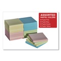 Office Jansan | Universal UNV35695 3 in. x 3 in. Self-Stick Notes Pads - Pastel (24/Pack) image number 3