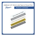 Tapes | Brother TZEPR935 0.47 in. x 26.2 ft. TZe Premium Laminated Tape - White on Silver image number 4