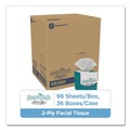 Cleaning & Janitorial Supplies | Georgia Pacific Professional 46580 2-Ply Premium Facial Tissue in Cube Box - White (36-Boxes/Carton) image number 1