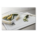 Food Trays, Containers, and Lids | Rubbermaid Commercial FG330600CLR 5 Gallon 26 in. x 18 in. x 3.5 in. Food/Tote Boxes - Clear image number 3