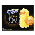 Dusters | Swiffer 99035 Heavy Duty Dust Lock Fiber 2 in. x 6 in. Dusters - Yellow (33/Carton) image number 1