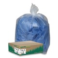 Trash Bags | Earthsense Commercial 1507084 28.5 in. x 43 in. 23 gal. 1 mil Linear Low Density Clear Recycled Can Liners - Clear (150/Carton) image number 0