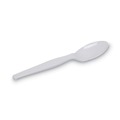  | Dixie TM23C7 Individually Wrapped Mediumweight Polystyrene Cutlery Teaspoons - White (1000/Carton) image number 1