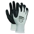Bulk Savings Pricing 2 | MCR Safety 9673M Economy Foam Nitrile Gloves - Medium Gray/Black (1 Dozen) image number 1