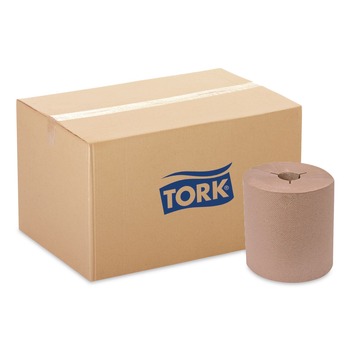 Tork 8 in. x 630 ft. Universal Notched Hand Towel Roll - Natural (6 Rolls/Carton)