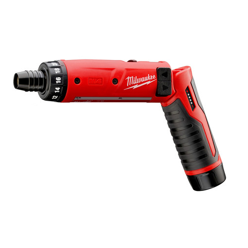 Milwaukee 2101 22 M4 4v Lithium Ion 1 4 In Hex Screwdriver Kit With 2 Batteries Cpo Outlets