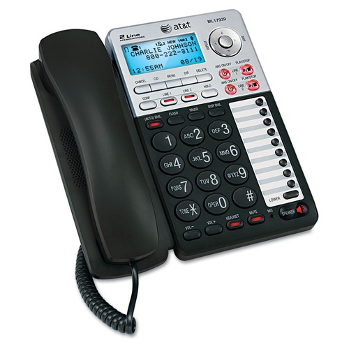 Office Jansan | AT&T ML17939 2-Line Speakerphone with Caller ID and Digital Answering System image number 0