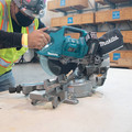 Miter Saws | Makita GSL02M1 40V Max XGT Brushless Lithium-Ion 8-1/2 in. Cordless AWS Capable Dual-Bevel Sliding Compound Miter Saw Kit (4 Ah) image number 12