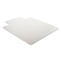  | Deflecto CM13233 45 x 53 DuraMat Moderate Use Wide Lipped Chair Mat for Low Pile Carpet - Clear image number 4