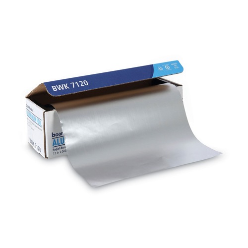 Bulk Savings Pricing 2 | Boardwalk BWK7120 12 in. x 500 ft. 87 Gauge Heavy-Duty Aluminum Foil Roll image number 0