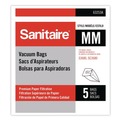 Bags and Filters | Sanitaire 63253A Style MM Disposable Dust Bags with Allergen Filter for SC3683A/SC3683B (5/Pack) image number 2