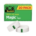 Office Jansan | Scotch 810K20 1 in. Core 0.75 in. x 83.33 ft. Magic Tape Value Pack - Clear (20/Pack) image number 0