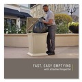 Trash Cans | Rubbermaid Commercial FG917388BEIG Ranger 45-Gallon Fire-Safe Structural Foam Open-Style Container - Beige image number 3