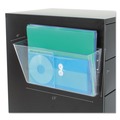 Office Jansan | Deflecto 73101 13 in. x 4 in. x 7 in. Magnetic DocuPocket Wall File - Letter Size, Clear image number 2