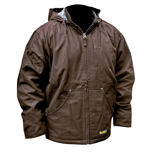 Heated Jackets | Dewalt DCHJ076ATB-L 20V MAX Li-Ion Heavy Duty Heated Work Coat (Jacket Only) - Large image number 0