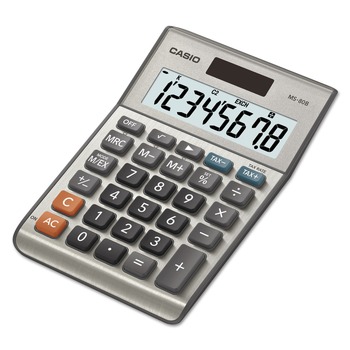 Casio 8-Digit LCD Tax and Currency Calculator