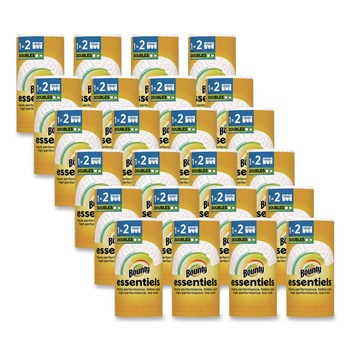 Bounty 80810311 Essentials Select-A-Size Kitchen Roll Paper Towels 2-Ply 108 Sheets/Roll 24 Rolls/Carton