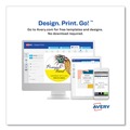 Office Jansan | Avery 22806 2 in. x 2 in. Square Labels with Sure Feed and TrueBlock - White (300/Pack) image number 5
