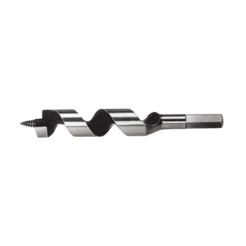 Klein Tools 53406 4 in. x 1 in.  Steel Ship Auger Bit with Screw Point