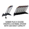 Office Jansan | Durable 569800 10 Sleeves SHERPA Reference System Extension Set - Assorted Borders and Panels image number 9