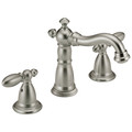 Fixtures | Delta 3555-SSMPU-DST 2-Handle Widespread Bathroom Faucet (Stainless Steel) image number 0