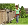 String Trimmers | Black & Decker LST201 20V MAX Lithium-Ion 10 in. Cordless String Trimmer/Edger Kit (1.5 Ah) image number 4