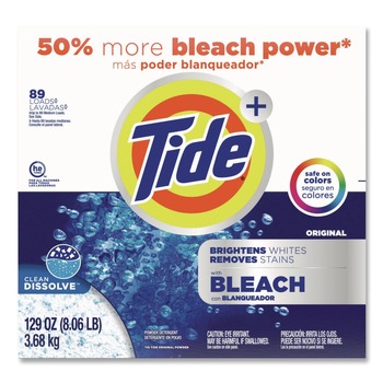 Tide 129 oz 80 Loads Laundry Detergent with Bleach - Tide Original Scent