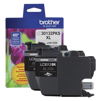 Brother 400 Page-Yield High-Yield Ink - Black (2/Pack)