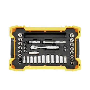 Dewalt DWMT45400 37-Piece 3/8 in. Drive Socket Set with ToughSystem 2.0 Tray and Lid