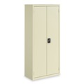 Office Filing Cabinets & Shelves | Alera 25769 30 in. x 15 in .x 66 in. 4 Shelves Economy Assembled Storage Cabinets - Putty image number 2