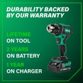  | Metabo HPT DS18DEXM 18V MultiVolt Brushless Lithium-Ion Cordless Drill Driver Kit with 2 Batteries (2 Ah) image number 12
