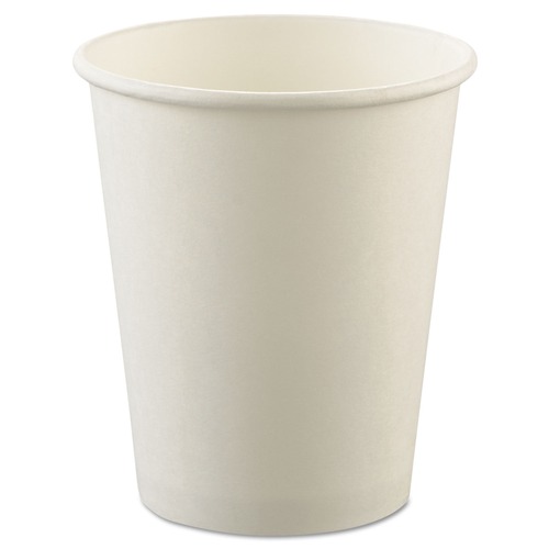 4th of July Sale | SOLO U508N-02050 8 oz. Uncoated Hot Drink Paper Cups - White (1000/Carton) image number 0