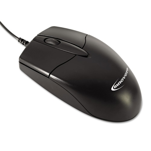  | Innovera IVR61029 USB 2.0 Mid-Size Left/Right Hand Use Optical Mouse - Black image number 0
