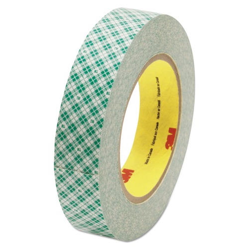Percentage Off | 3M 410M 1 in. x 36 Yards Double Coated 3 in. Core Tissue Tape - White (1-Roll) image number 0