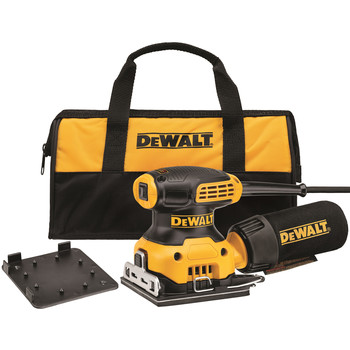 SHEET SANDERS | Dewalt DWE6411K 2.4 Amp 1/4 Sheet Finishing Sander Kit