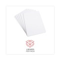 White Boards | Universal UNV43910 11.75 in. x 8.75 in. Unruled Lap/Learning Dry-Erase Board - White Surface (6/Pack) image number 6