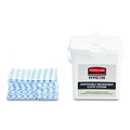 Bulk Savings Pricing 2 | Rubbermaid Commercial HYGEN 2134283 12 in. x 12 in. Disposable Microfiber Cleaning Cloths - White/Blue Stripe (600/Carton) image number 1