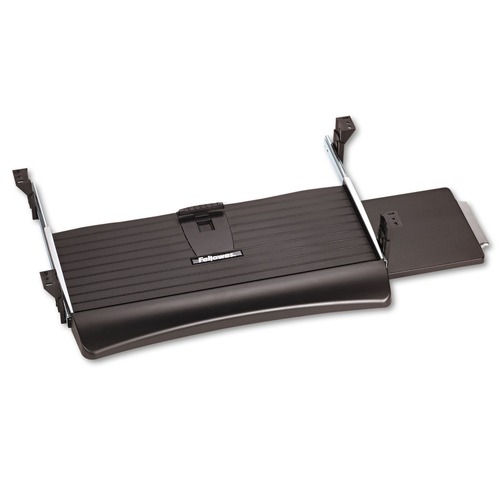  | Fellowes Mfg Co. 9140303 Office Suites 20.13 in. x 7.75 in. Underdesk Keyboard Drawer - Black image number 0