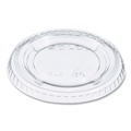 Food Trays, Containers, and Lids | Dart PL4N 3.25 - 9 oz. Portion/Souffle Cup Lids - Clear (2500/Carton) image number 1