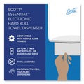 Paper Towel Holders | Scott 48858 Essential 12.7 in. x 9.57 in. x 15.76 in. Electronic Hard Roll Towel Dispenser - White (1/Carton) image number 10