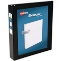 Office Jansan | Avery 19650 11 in. x 8.5 in. 3 Rings 1.5 in. Capacity Showcase Economy View Binders with Slant Rings - Black image number 0