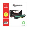 Ink & Toner | Factory Reconditioned Innovera IVRF362X Remanufactured 9,500 Page-Yield Replacement High-Yield Toner for 508X (CF362X) - Yellow image number 1