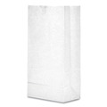 Cleaning & Janitorial Supplies | General 51030 6.31 in. x 4.19 in. x 13.38 in. 35 lbs. Capacity #10 Grocery Paper Bags - White (500/Bundle) image number 1