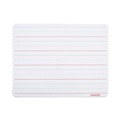  | Universal UNV43911 11.75 in. x 8.75 in. Penmanship Ruled Lap/Learning Dry-Erase Board - White Surface (6/Pack) image number 1
