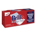 Sponges & Scrubbers | Brillo 56102 3.2 in. x 4.6 in. Commercial Eraser Pads - White (12/Carton) image number 1