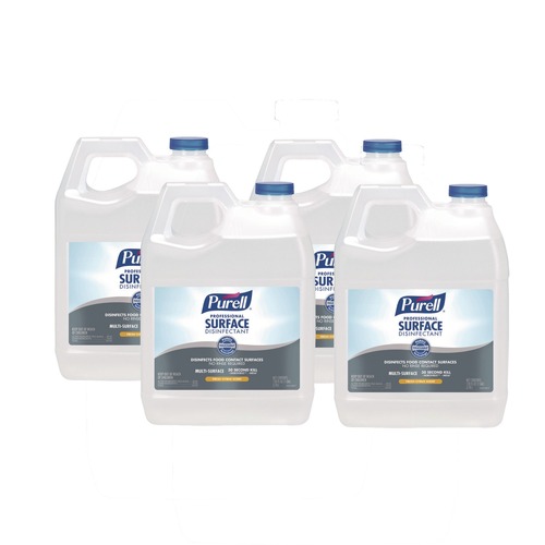 Office Jansan | PURELL 4342-04 1 Gallon Bottle Professional Surface Disinfectant - Fresh Citrus (4/Carton) image number 0