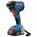 Combo Kits | Bosch GXL18V-26B22 18V 2-Tool Combo Kit with 1/2 In. Compact Drill/Driver and 1/4 In. Hex Impact Driver image number 1