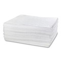 Cleaning & Janitorial Supplies | HOSPECO OSMABCPW TASKBrand 15 in. x 18 in. 0.17-Gallon Industrial Oil Only Sorbent Pad - White (100/CT) image number 1