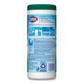 Cleaning & Janitorial Supplies | Clorox 30112 7 in. x 8 in. 1-Ply Disinfecting Wipes - Fresh Scent/Citrus Blend (35/Canister, 3/Pack, 5 Packs/Carton) image number 1